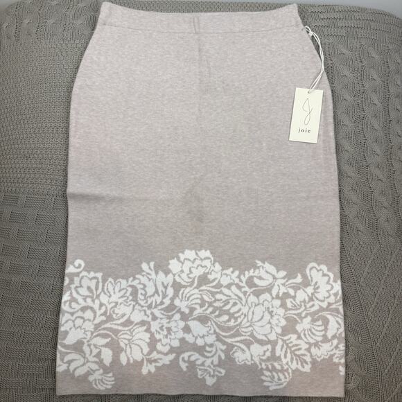 Joie Dresses & Skirts - Joie Women's Pull-On Cottage Core Neutral Tones Boho Midi Skirt Size Large NWT